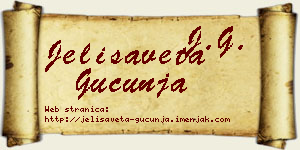 Jelisaveta Gucunja vizit kartica